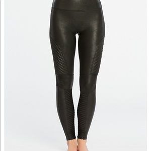 Spanx Faux leather moto leggings - XS, excellent condition, wore a few times.